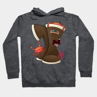 Crabby Rain Boot Hoodie